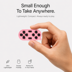 yoniQ GamePatch ピンク 再利用可能 貼り付け式ゲームボタン（スマホ用）