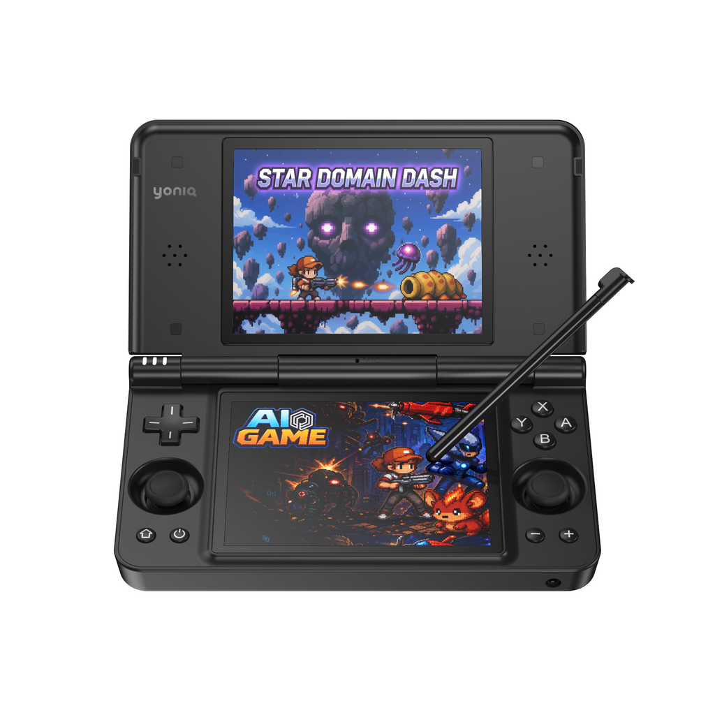 Yoniq Duo Dual-Screen Handheld Gaming Console
