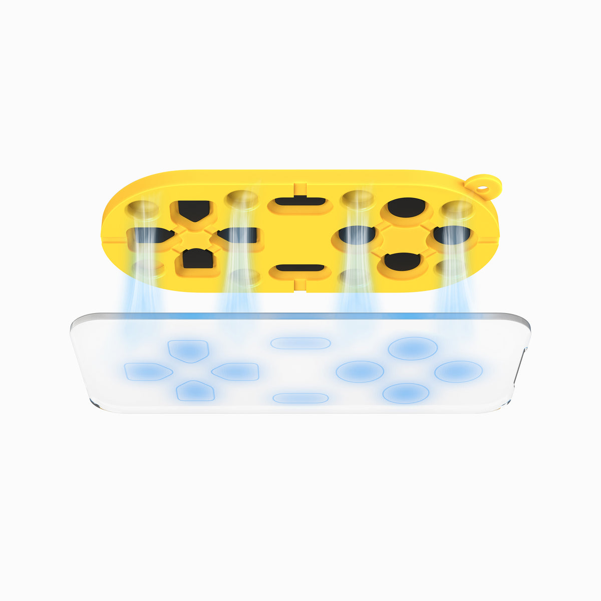 yoniq GamePatch Dandelion Yellow – Mobile Touchscreen Gamepad