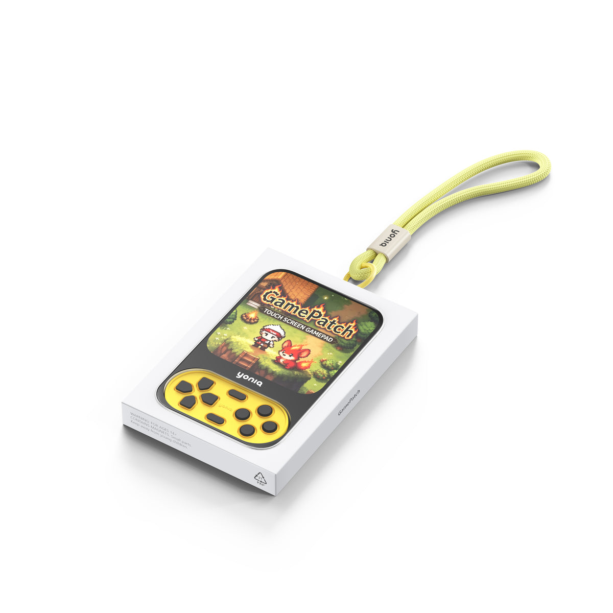 yoniq GamePatch Dandelion Yellow – Mobile Touchscreen Gamepad