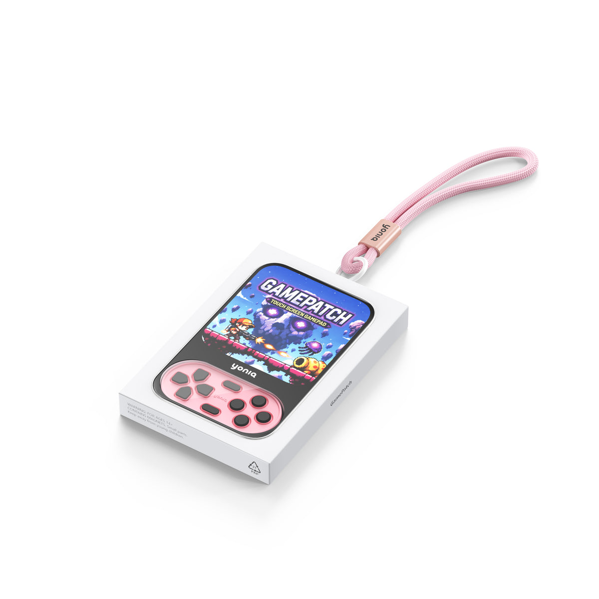 yoniq GamePatch Cherry Blossom Pink – Mobile Touchscreen Gamepad