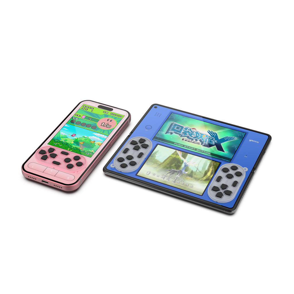 yoniQ GamePatch Gray Reusable Stick-On Gaming Buttons for Mobile Phones