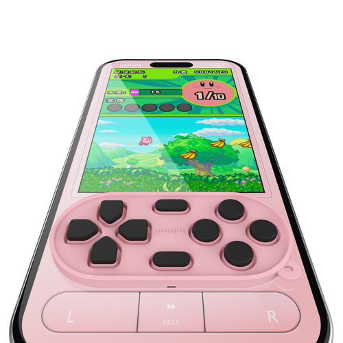 yoniQ GamePatch Pink Reusable Stick-On Gaming Buttons for Mobile Phones