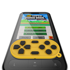 yoniQ ゲームパッチ イエロー 再利用可能 貼り付け式 ゲーミングボタン（スマホ用）