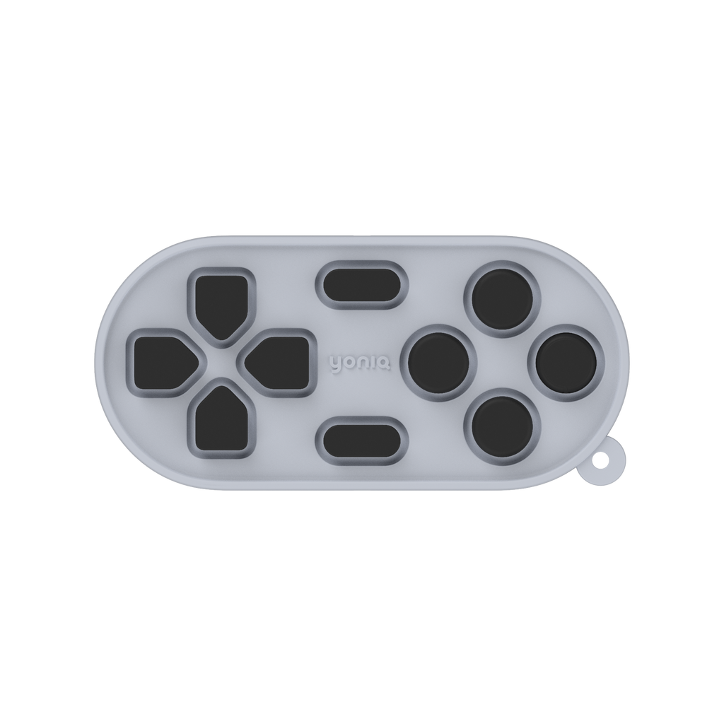 yoniQ GamePatch Gray Reusable Stick-On Gaming Buttons for Mobile Phones
