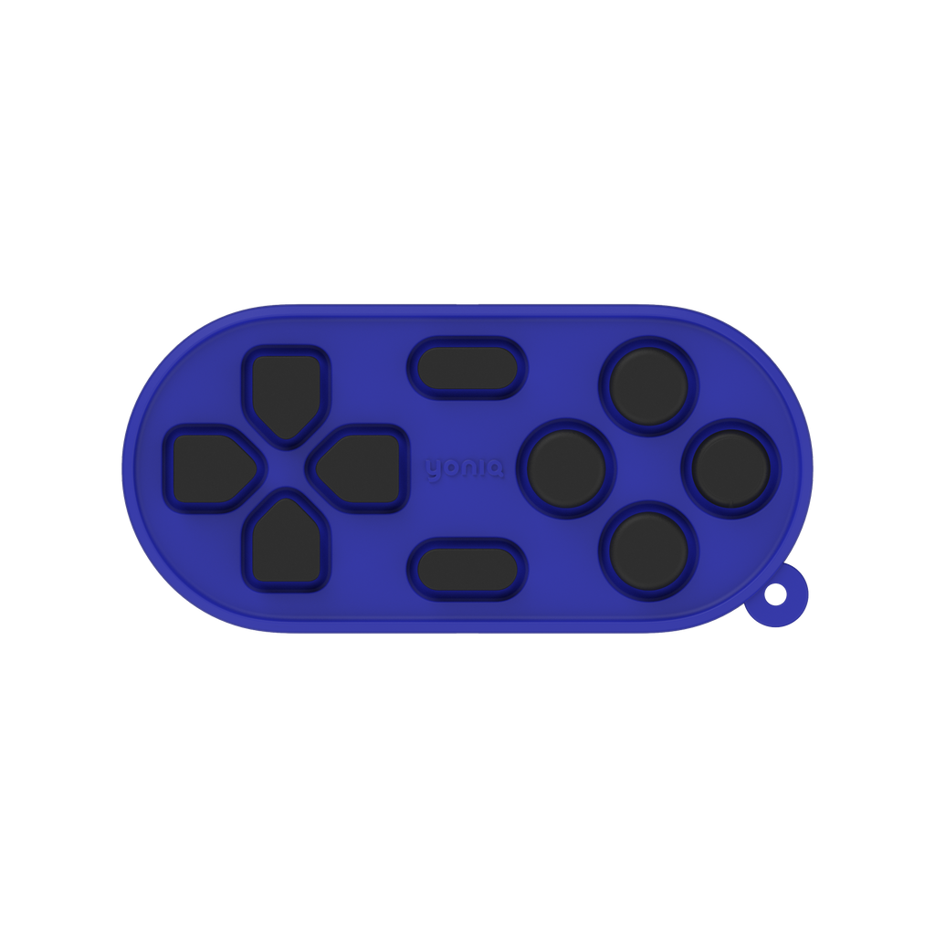 yoniQ GamePatch Blue Reusable Stick-On Gaming Buttons for Mobile Phones